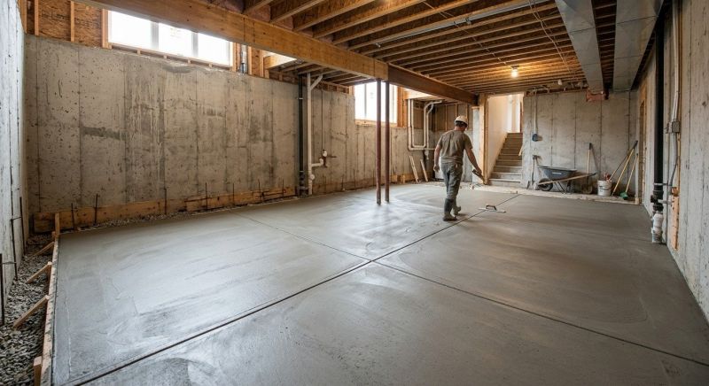 Basement Slab Installation in Deland, FL