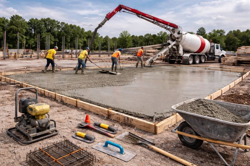 Commercial Slab Construction in De Leon Springs, FL