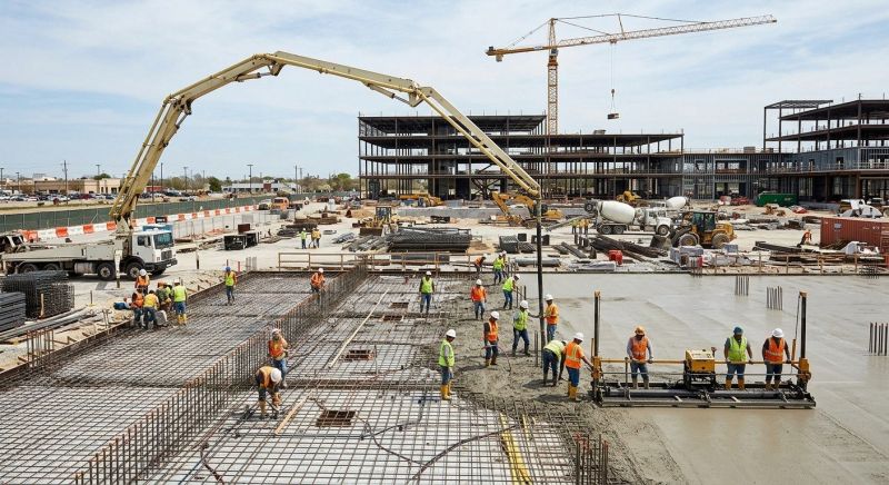 Commercial Slab Construction in Ormond Beach, FL