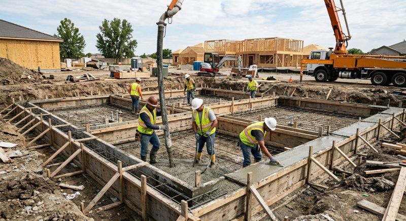 Concrete Foundation Installation in Geneva, FL