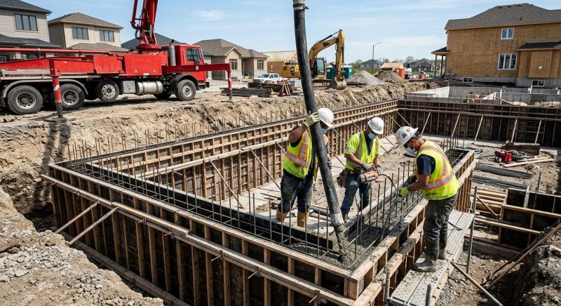 Foundation Wall Pouring in Deland, FL