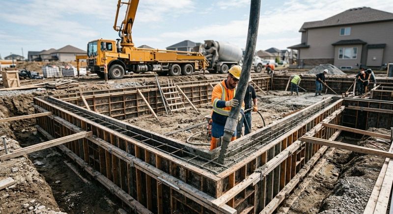 Foundation Wall Pouring in Ormond Beach, FL