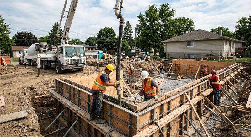 Foundation Wall Pouring in Sanford, FL